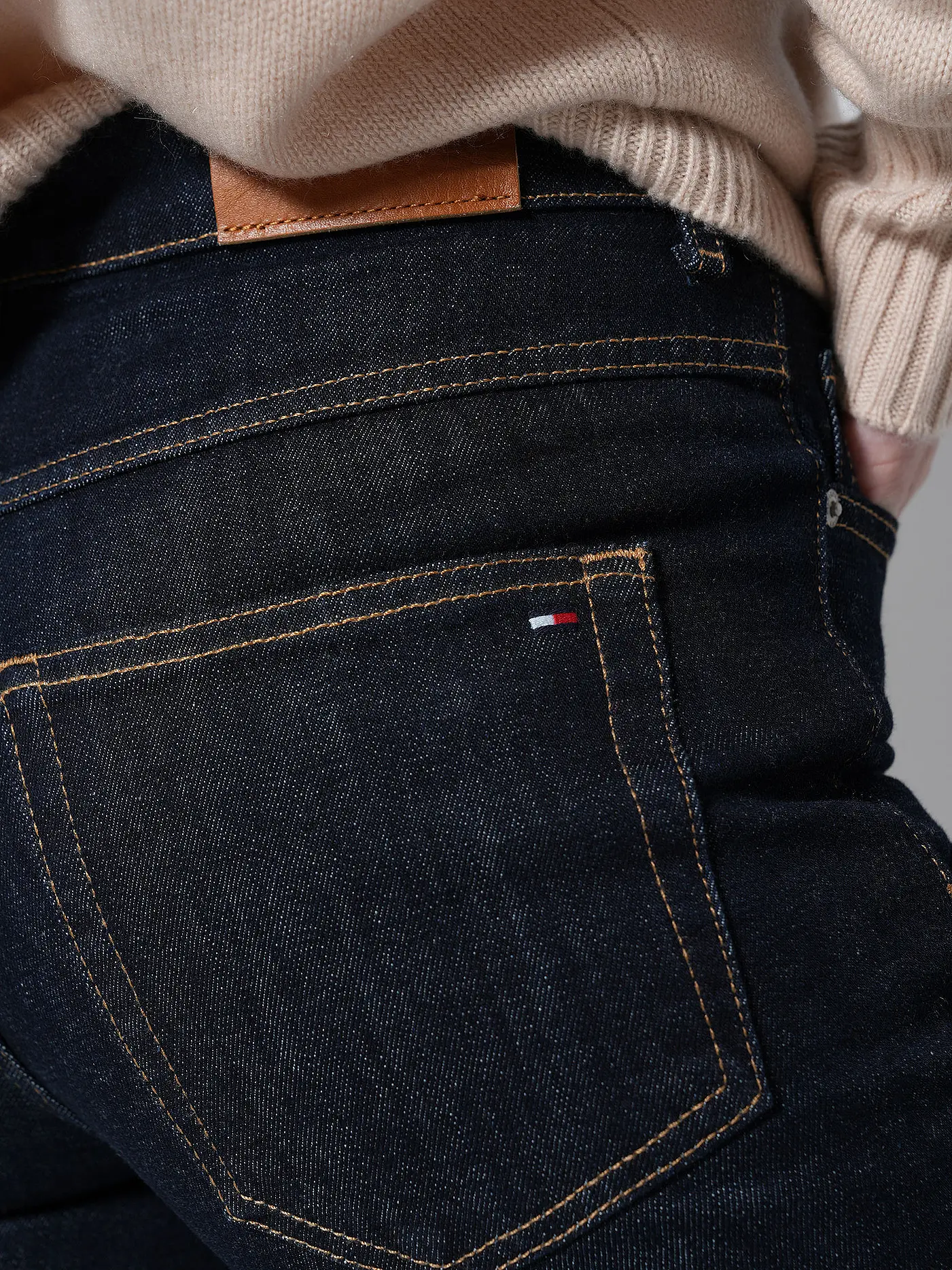 TOMMY HILFIGER | Jeans Straight Fit  | dunkelblau