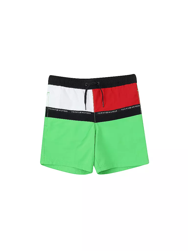 TOMMY HILFIGER | Jungen Badeshorts | grün