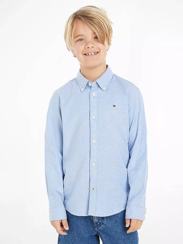 TOMMY HILFIGER | Jungen Hemd  | hellblau