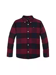 TOMMY HILFIGER | Jungen Hemd | dunkelrot