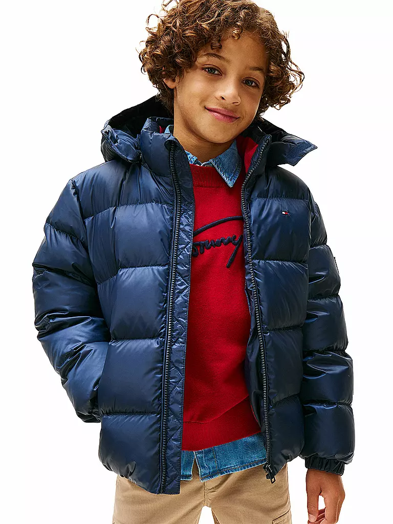 TOMMY HILFIGER | Jungen Jacke  | dunkelblau