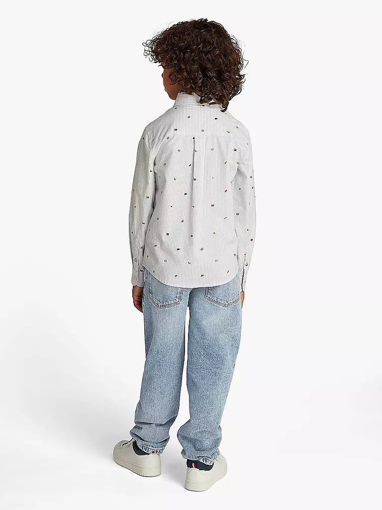 TOMMY HILFIGER | Jungen Jeans Barrel Fit | hellblau