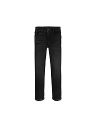 TOMMY HILFIGER | Jungen Jeans Straight Fit  | schwarz