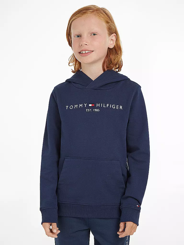 TOMMY HILFIGER | Jungen Kapuzensweater - Hoodie | dunkelblau