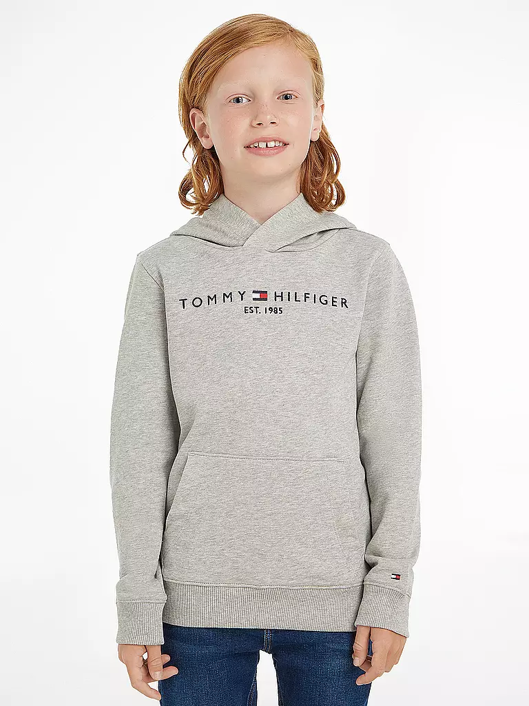 TOMMY HILFIGER | Jungen Kapuzensweater - Hoodie | grau