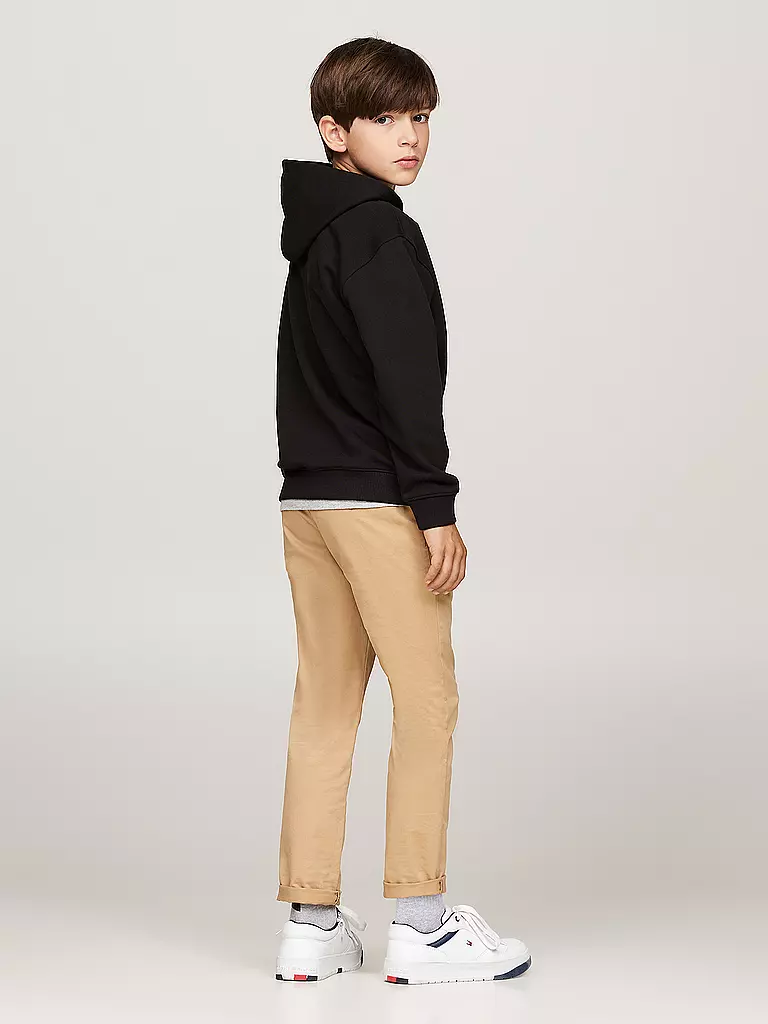 TOMMY HILFIGER | Jungen Kapuzensweater - Hoodie | schwarz