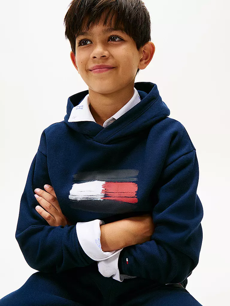 TOMMY HILFIGER | Jungen Kapuzensweater - Hoodie | rot