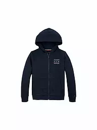 TOMMY HILFIGER | Jungen Kapuzensweatjacke | dunkelblau