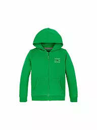 TOMMY HILFIGER | Jungen Kapuzensweatjacke | grün