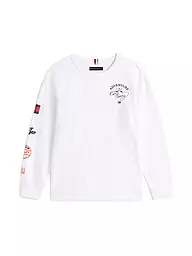 TOMMY HILFIGER | Jungen Langarmshirt  | weiss