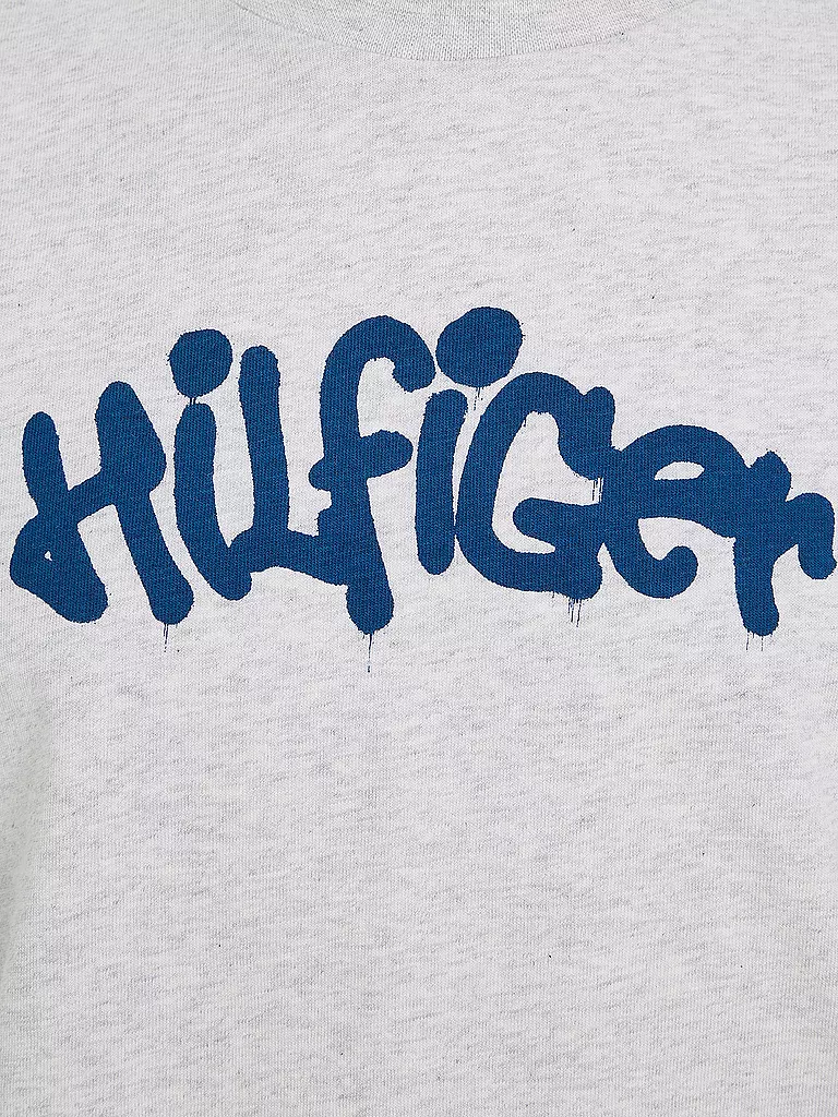 TOMMY HILFIGER | Jungen Langarmshirt | hellgrau