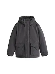 TOMMY HILFIGER | Jungen Parka  | grau