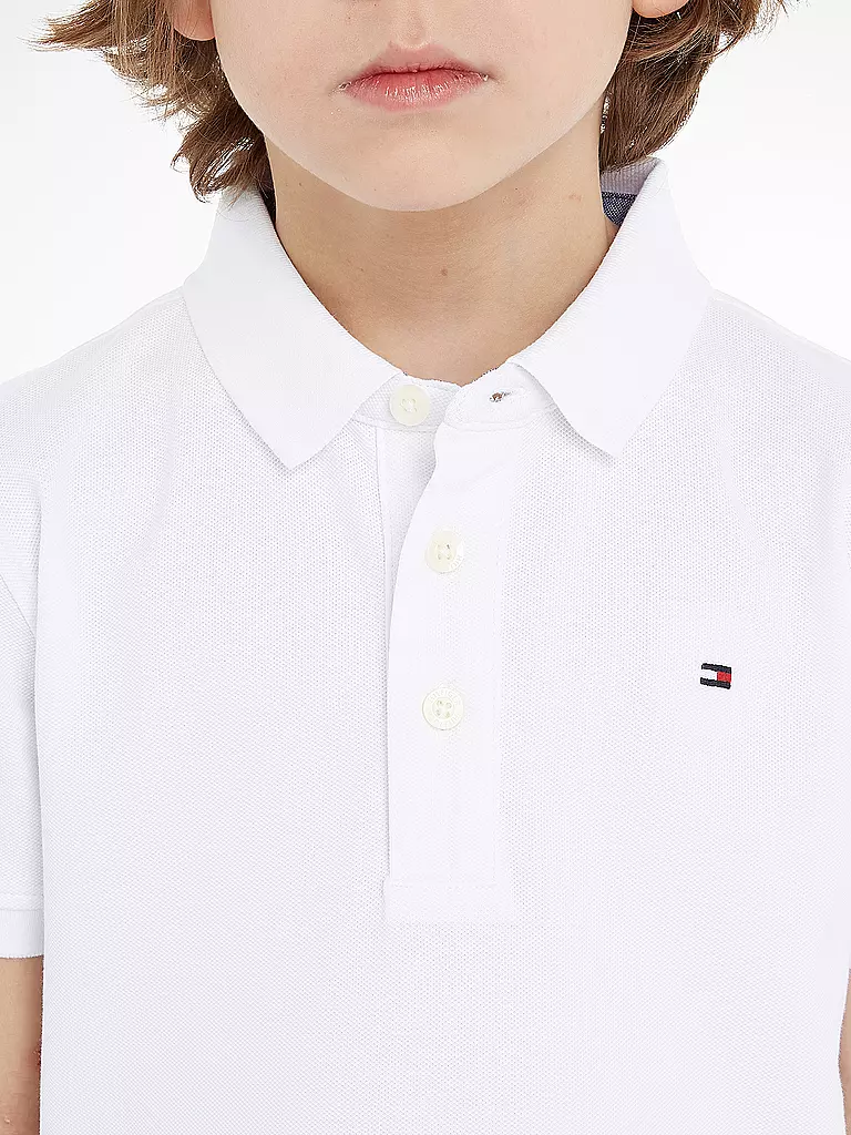 TOMMY HILFIGER | Jungen Poloshirt  | weiss