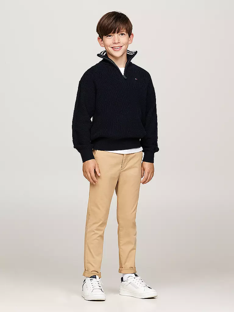 TOMMY HILFIGER | Jungen Pullover  | Dunkelblau