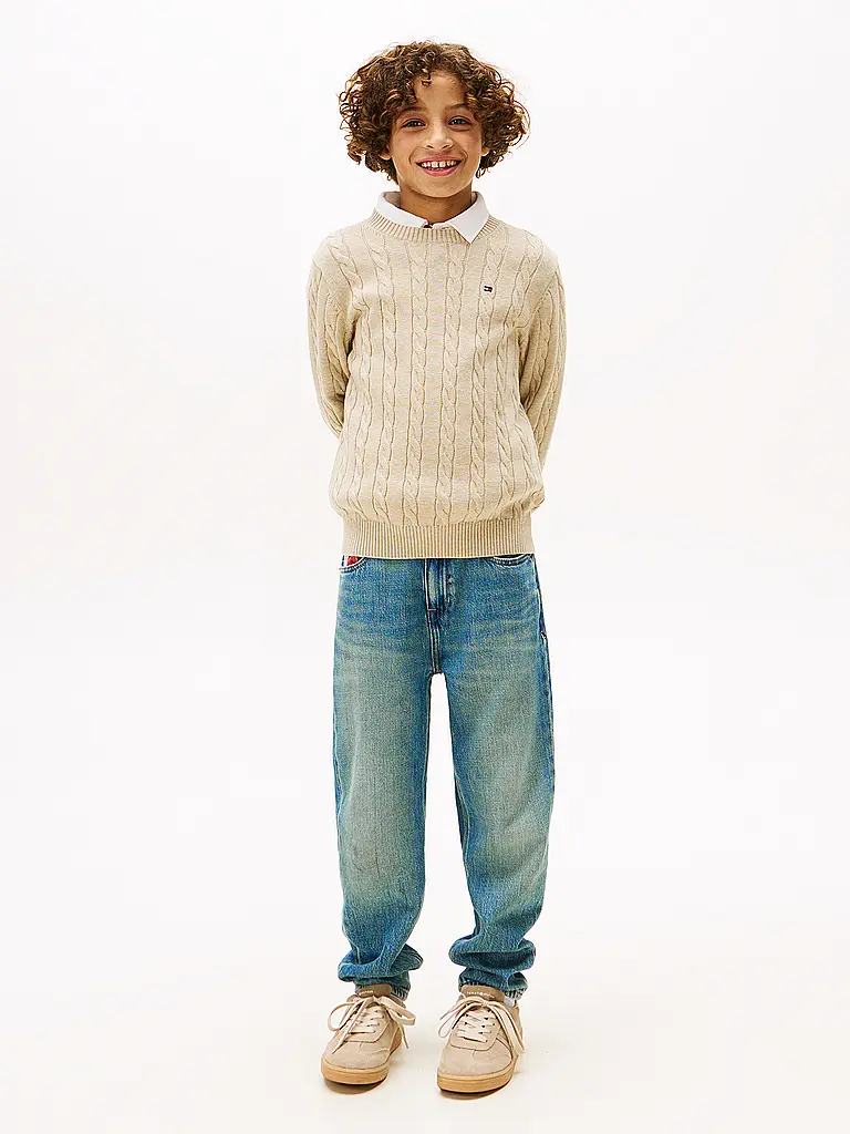 TOMMY HILFIGER | Jungen Pullover | beige