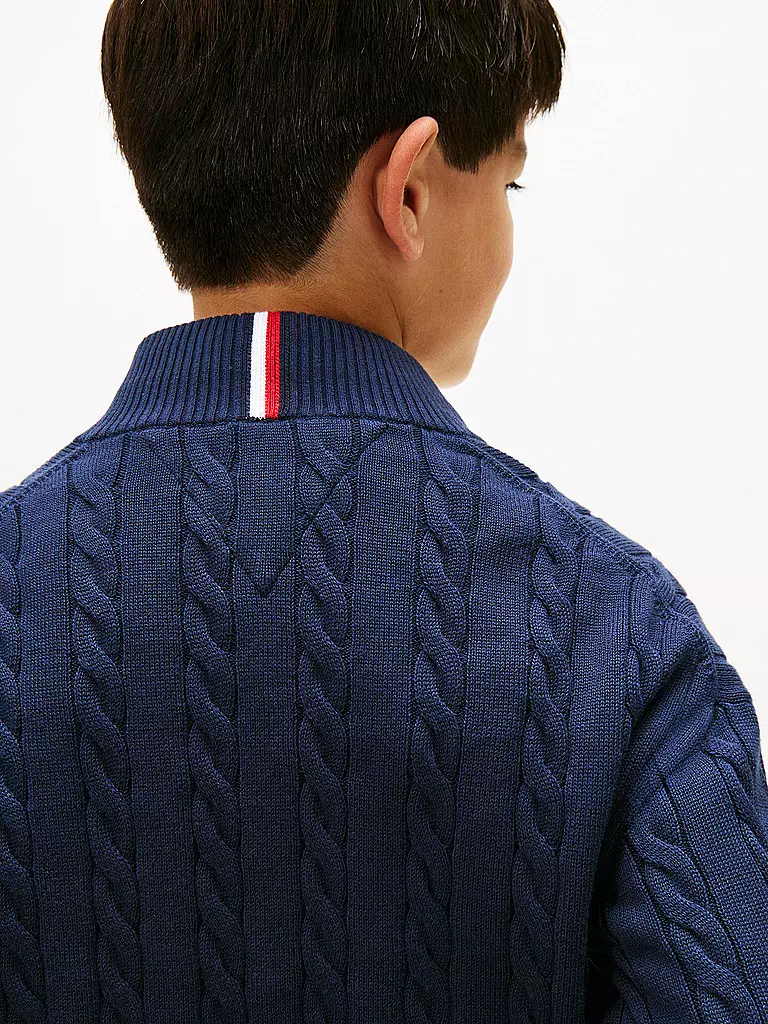 TOMMY HILFIGER | Jungen Pullover | dunkelblau