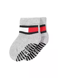 TOMMY HILFIGER | Jungen Socken 2-er Pkg. light grey melange | hellgrau