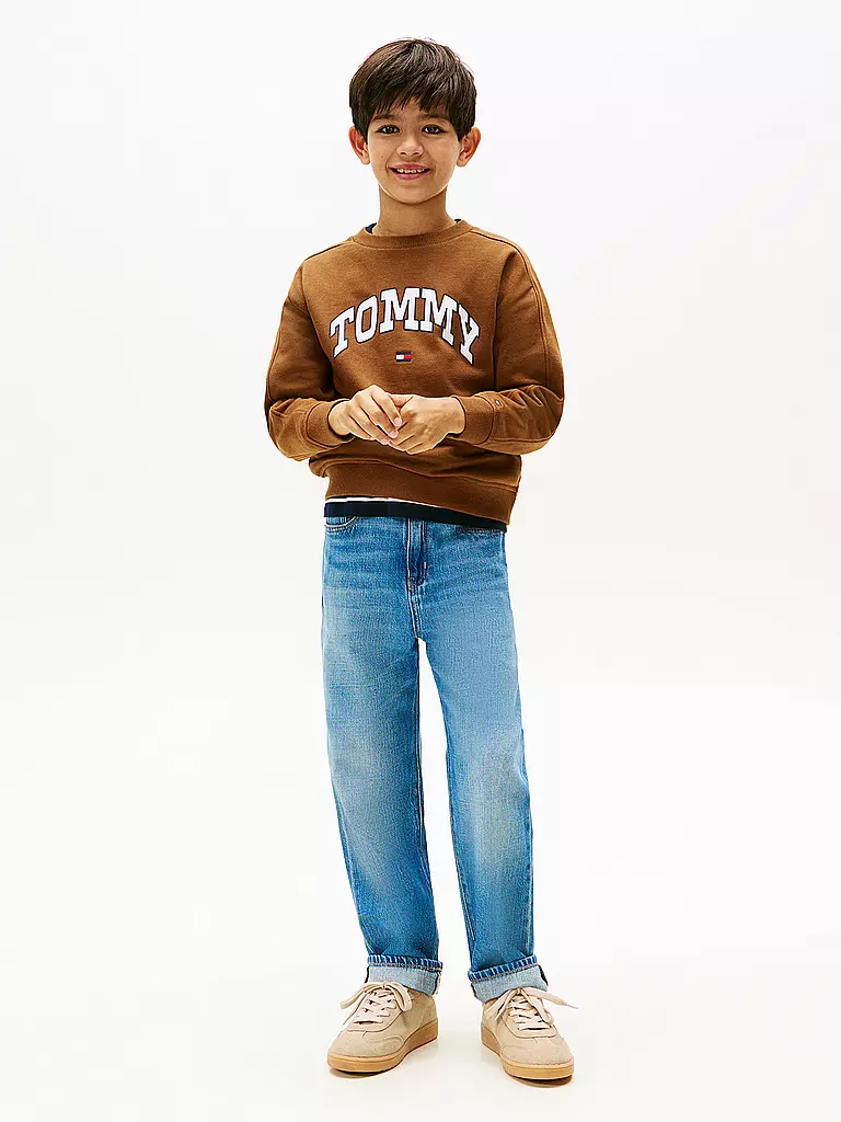 TOMMY HILFIGER | Jungen Sweater | braun