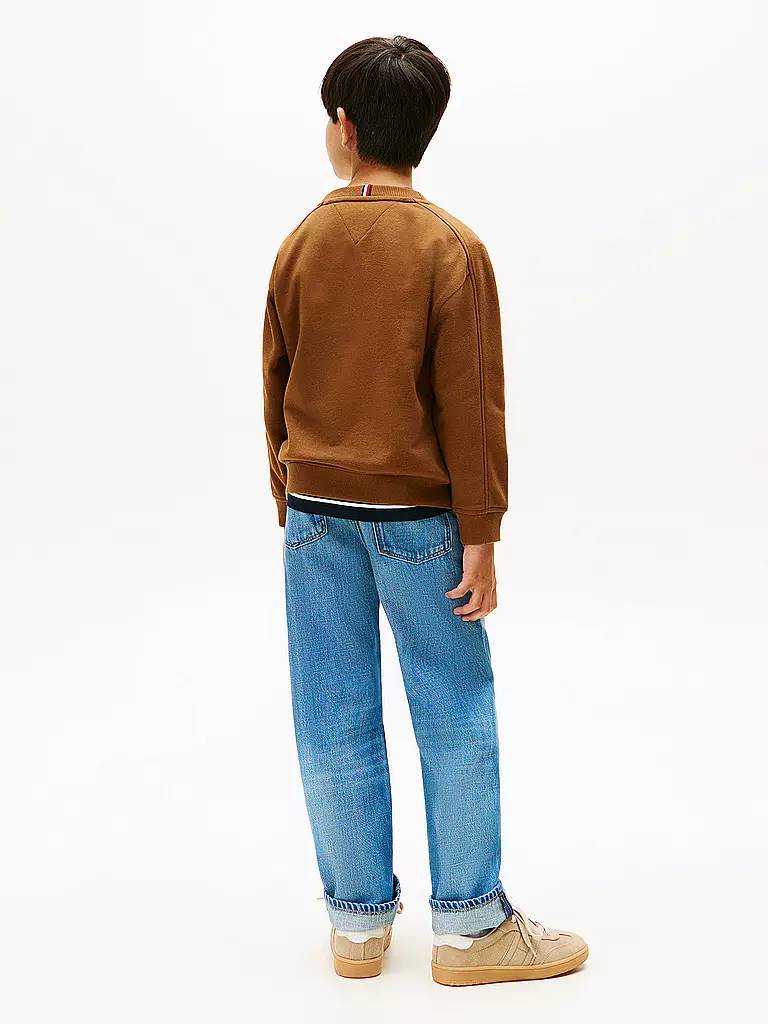 TOMMY HILFIGER | Jungen Sweater | braun