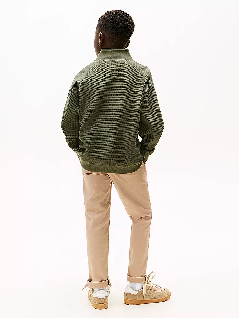 TOMMY HILFIGER | Jungen Sweater | olive