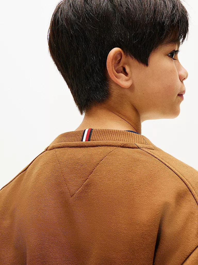 TOMMY HILFIGER | Jungen Sweater | braun