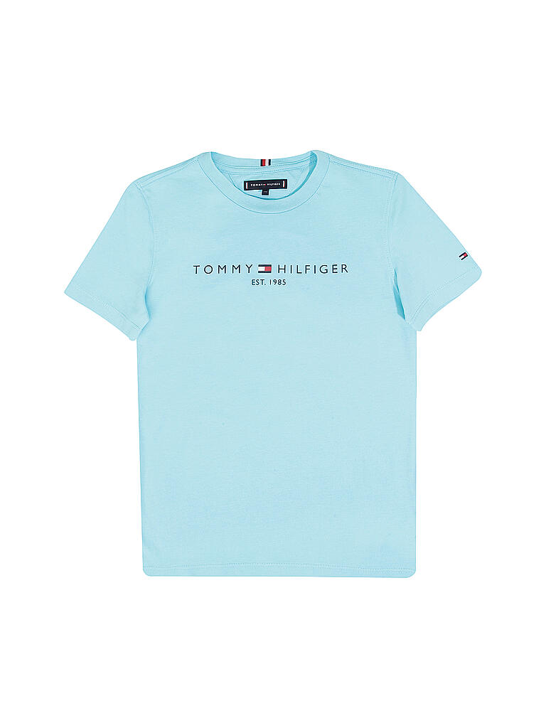 TOMMY HILFIGER | Jungen T Shirt Logo Essential | türkis