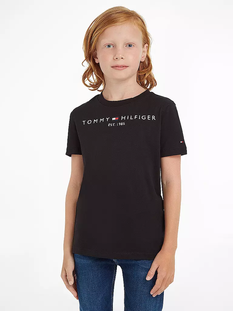 TOMMY HILFIGER | Jungen T-Shirt  | schwarz