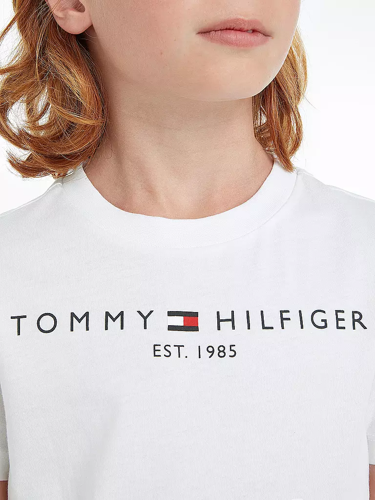 TOMMY HILFIGER | Jungen T-Shirt  | weiss