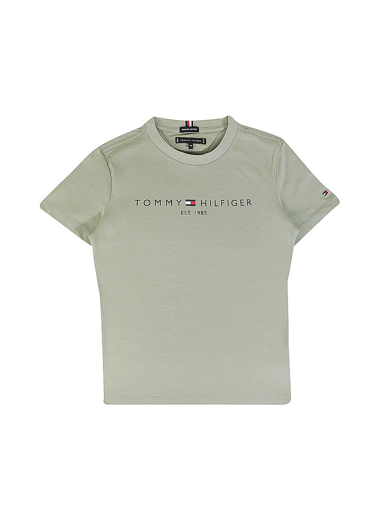 TOMMY HILFIGER | Jungen T-Shirt Logo Essential | olive