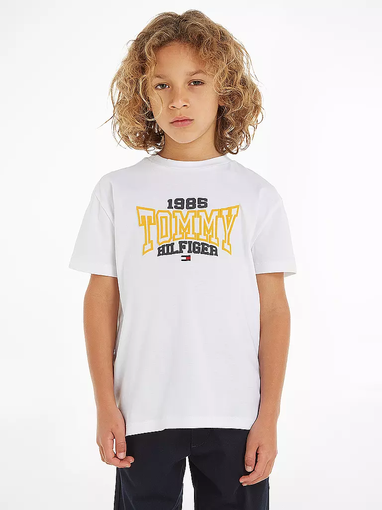 TOMMY HILFIGER | Jungen T-Shirt | weiss