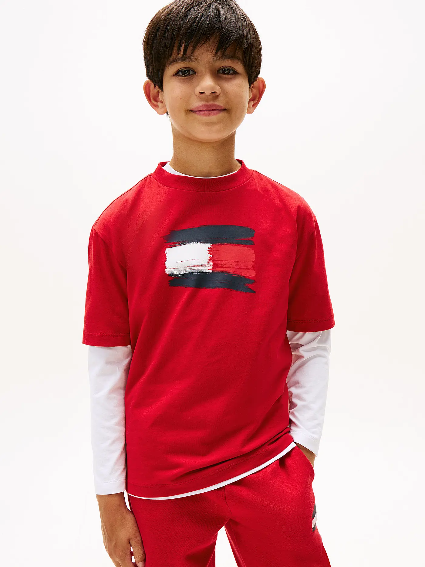 TOMMY HILFIGER | Jungen T-Shirt | rot