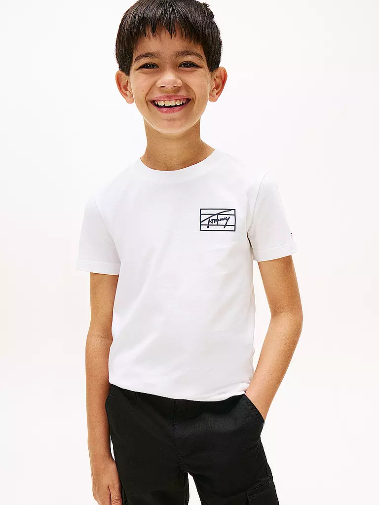TOMMY HILFIGER | Jungen T-Shirt | weiss
