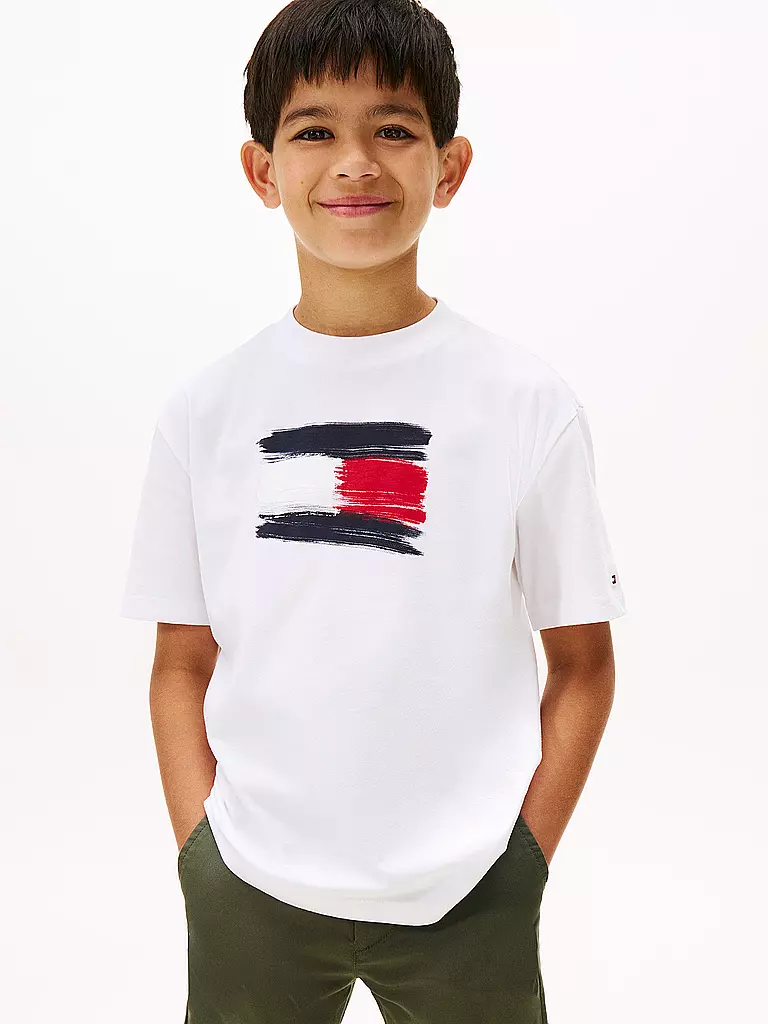 TOMMY HILFIGER | Jungen T-Shirt | weiss