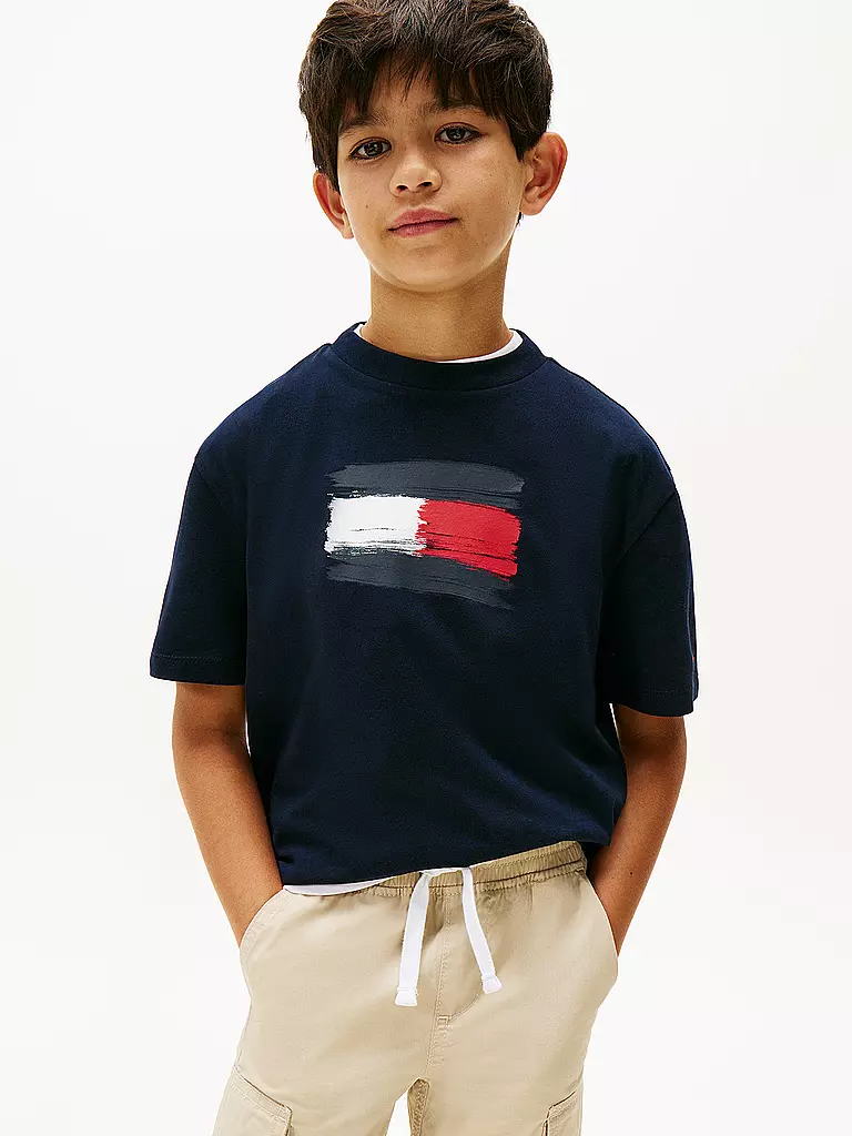 TOMMY HILFIGER | Jungen T-Shirt | dunkelblau