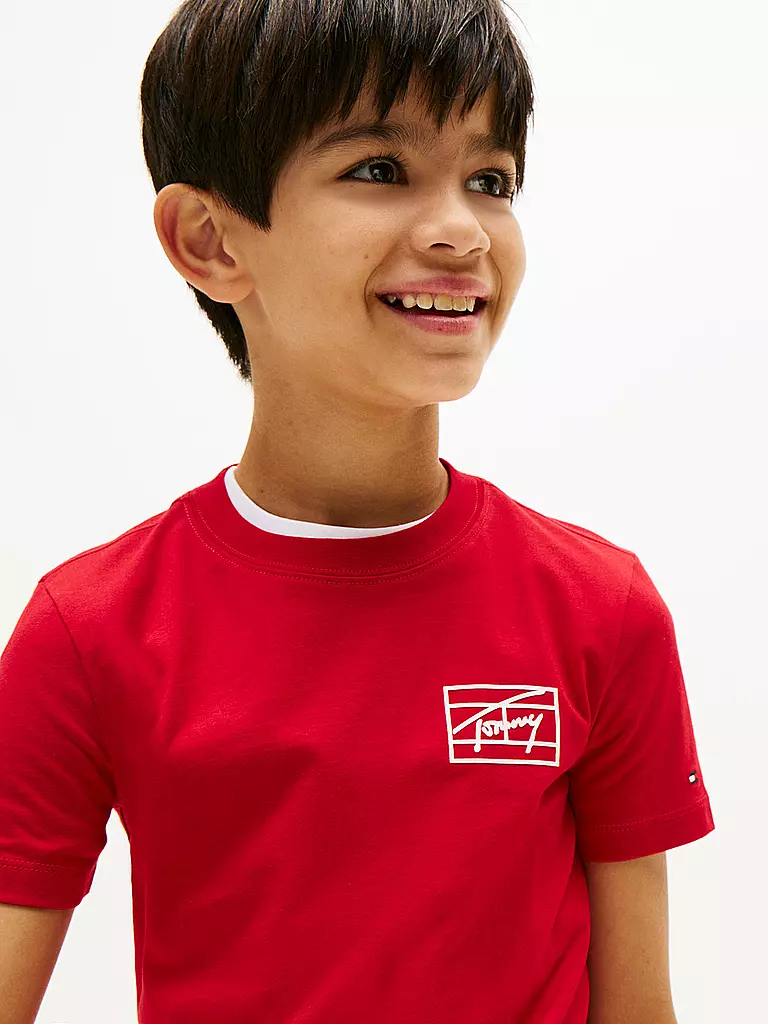 TOMMY HILFIGER | Jungen T-Shirt | dunkelblau