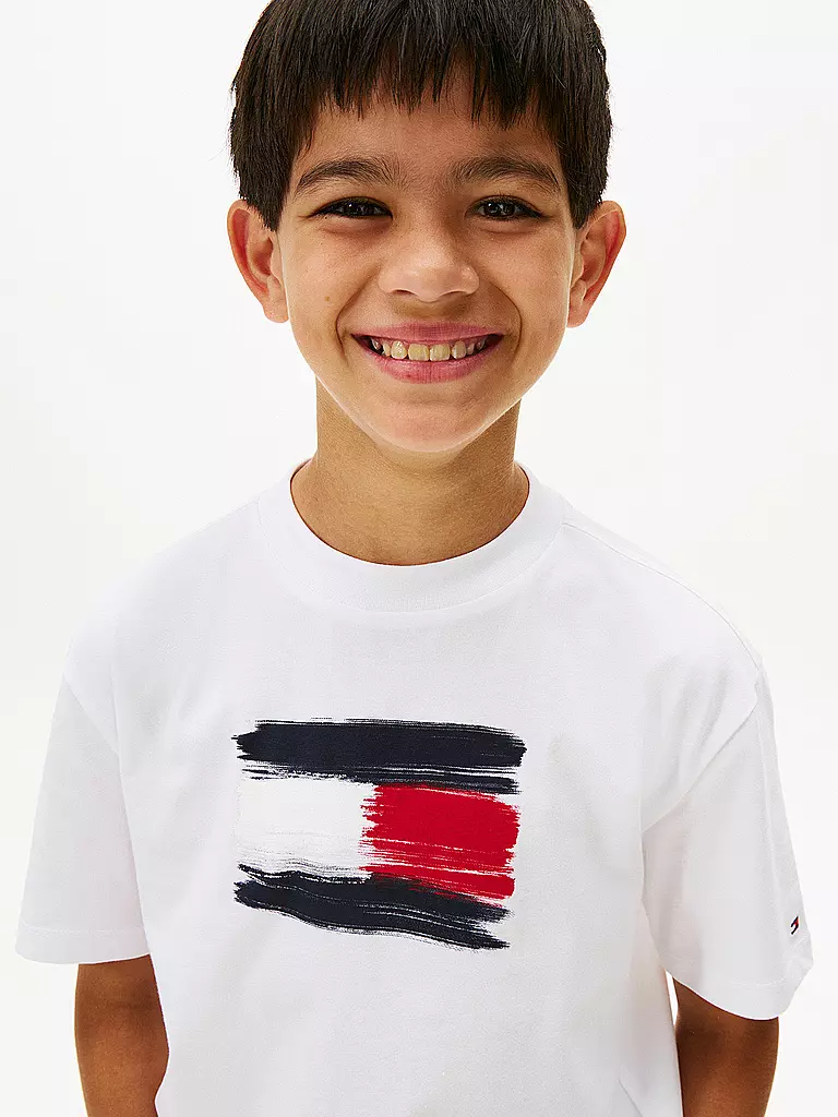 TOMMY HILFIGER | Jungen T-Shirt | weiss