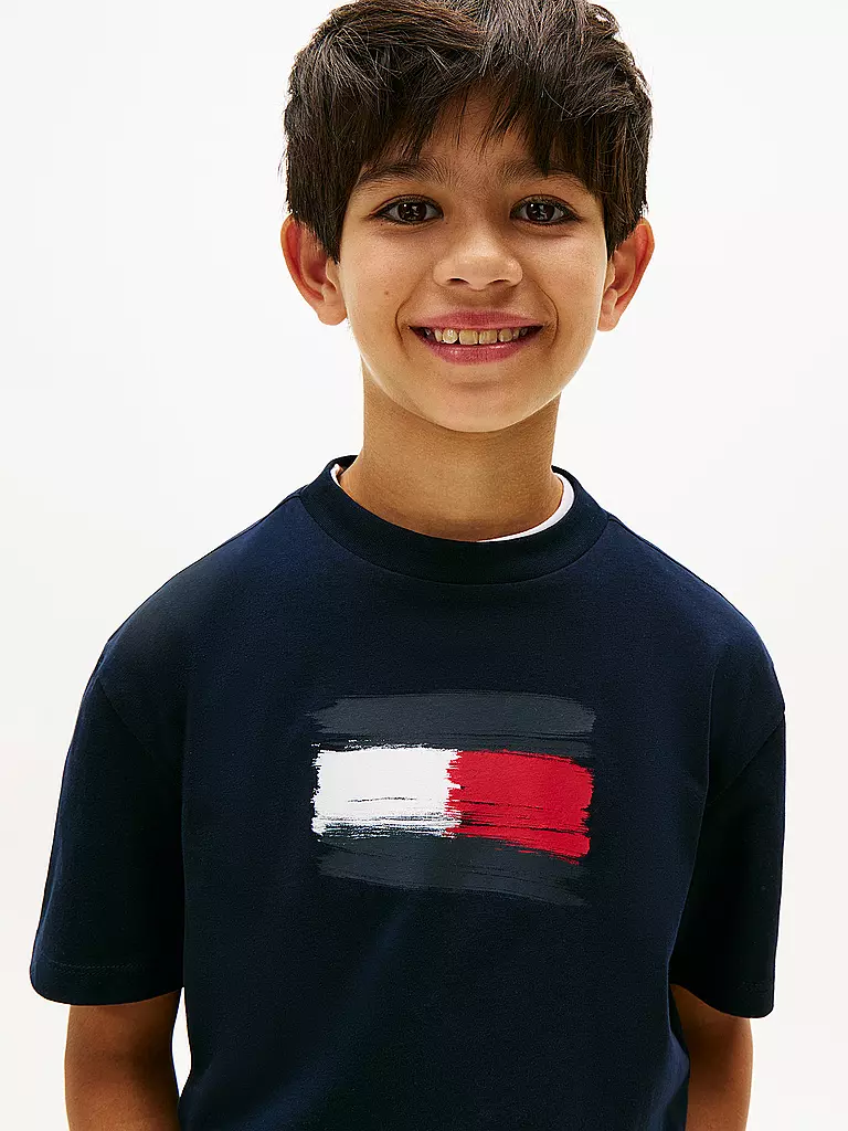 TOMMY HILFIGER | Jungen T-Shirt | dunkelblau