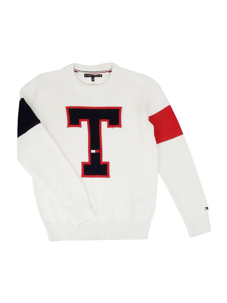 TOMMY HILFIGER | Jungen-Pullover | weiß