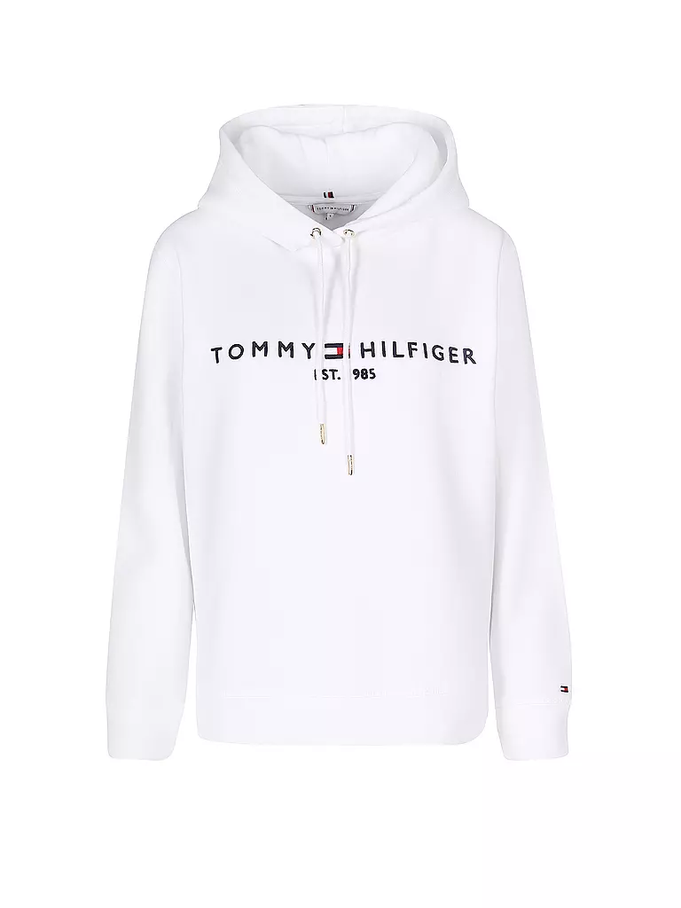 TOMMY HILFIGER | Kapuzensweater - Hoodie  | weiss