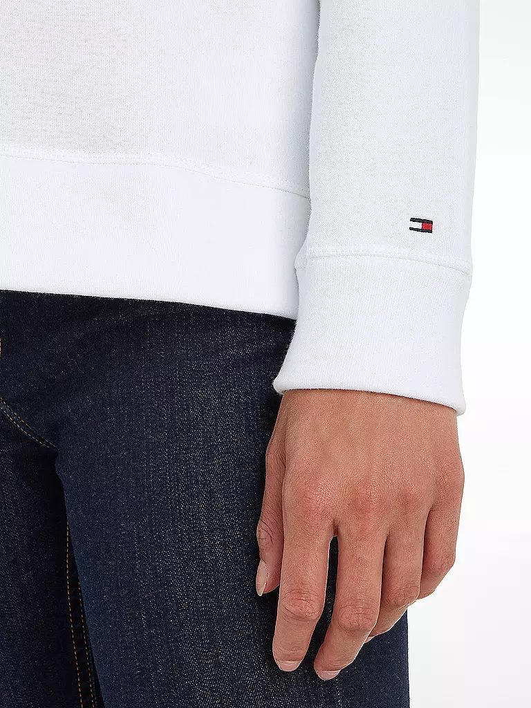 TOMMY HILFIGER | Kapuzensweater - Hoodie  | weiss