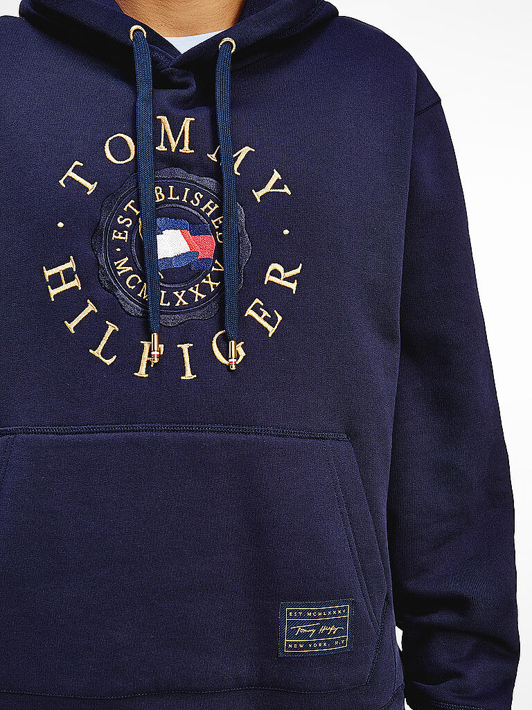 TOMMY HILFIGER | Kapuzensweater - Hoodie Icon  | blau