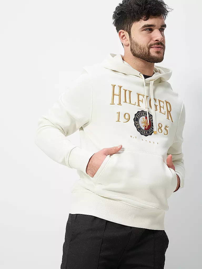 TOMMY HILFIGER | Kapuzensweater - Hoodie Icon | weiß