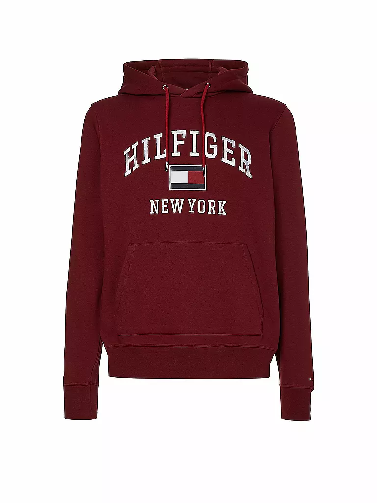 TOMMY HILFIGER | Kapuzensweater - Hoodie MODERN VARSITY | rot