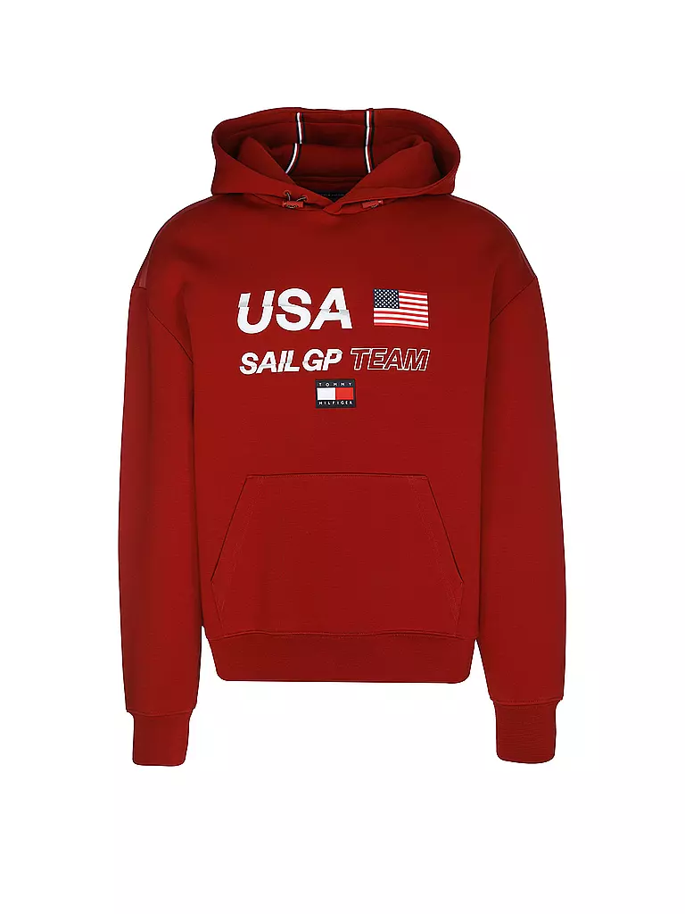 TOMMY HILFIGER | Kapuzensweater - Hoodie TH x SailGP | rot
