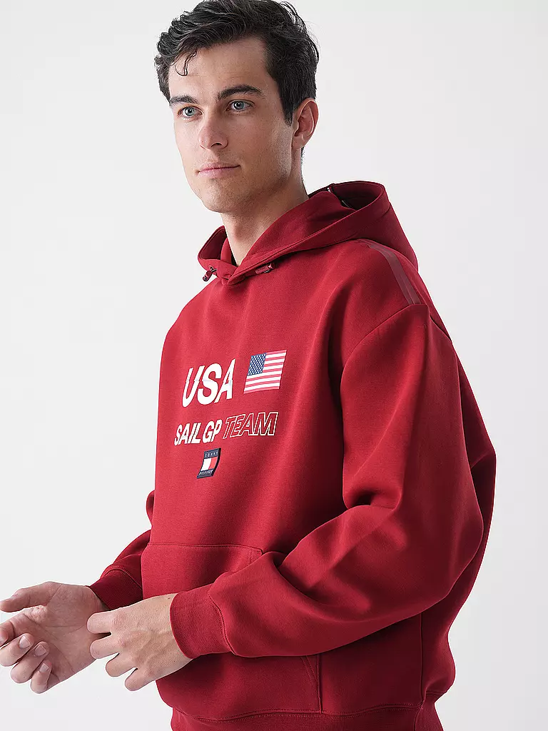 TOMMY HILFIGER | Kapuzensweater - Hoodie TH x SailGP | rot