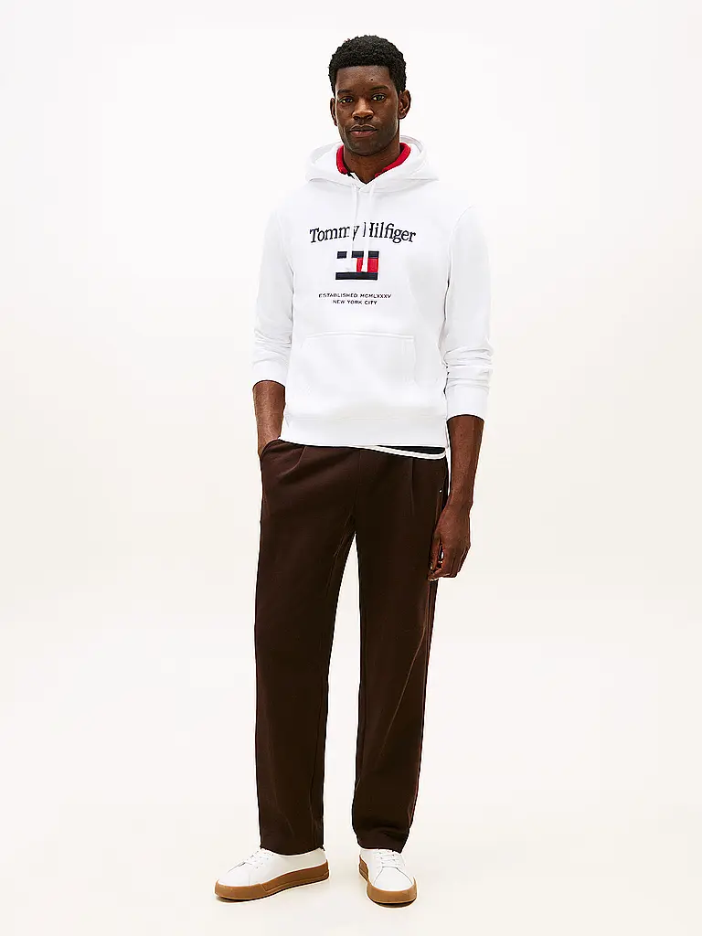 TOMMY HILFIGER | Kapuzensweater - Hoodie | Weiss