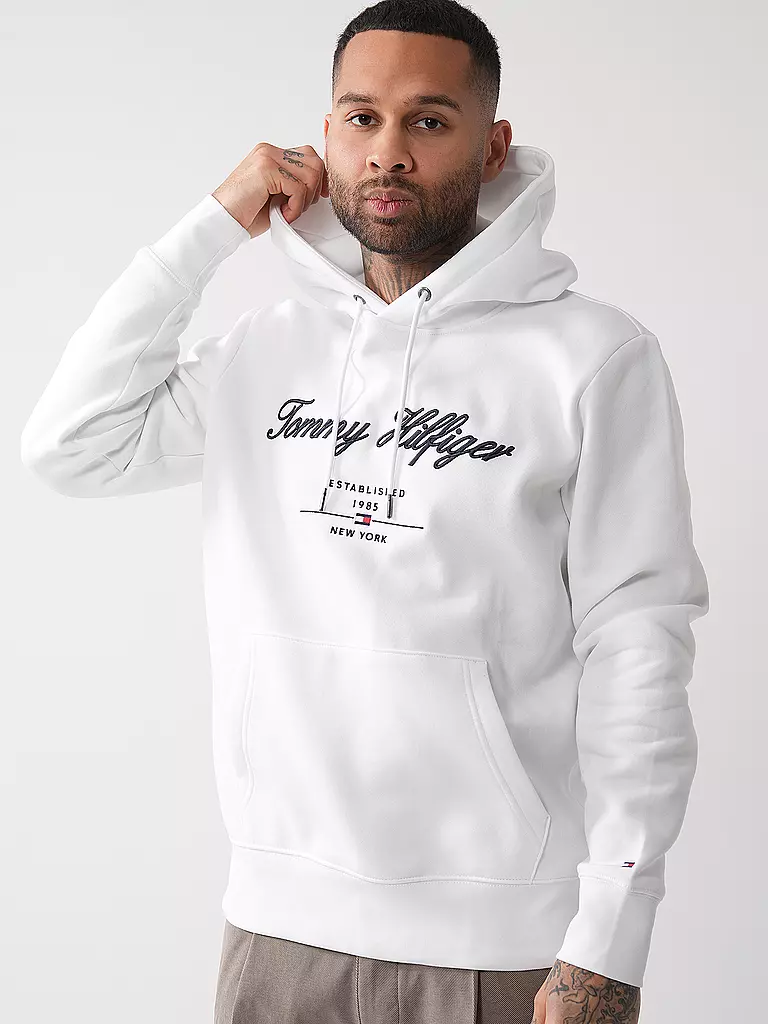 TOMMY HILFIGER | Kapuzensweater - Hoodie | weiss