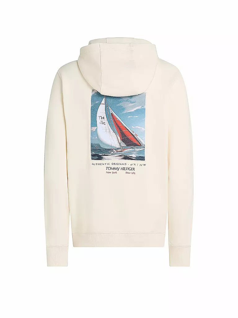 TOMMY HILFIGER | Kapuzensweater - Hoodie | creme