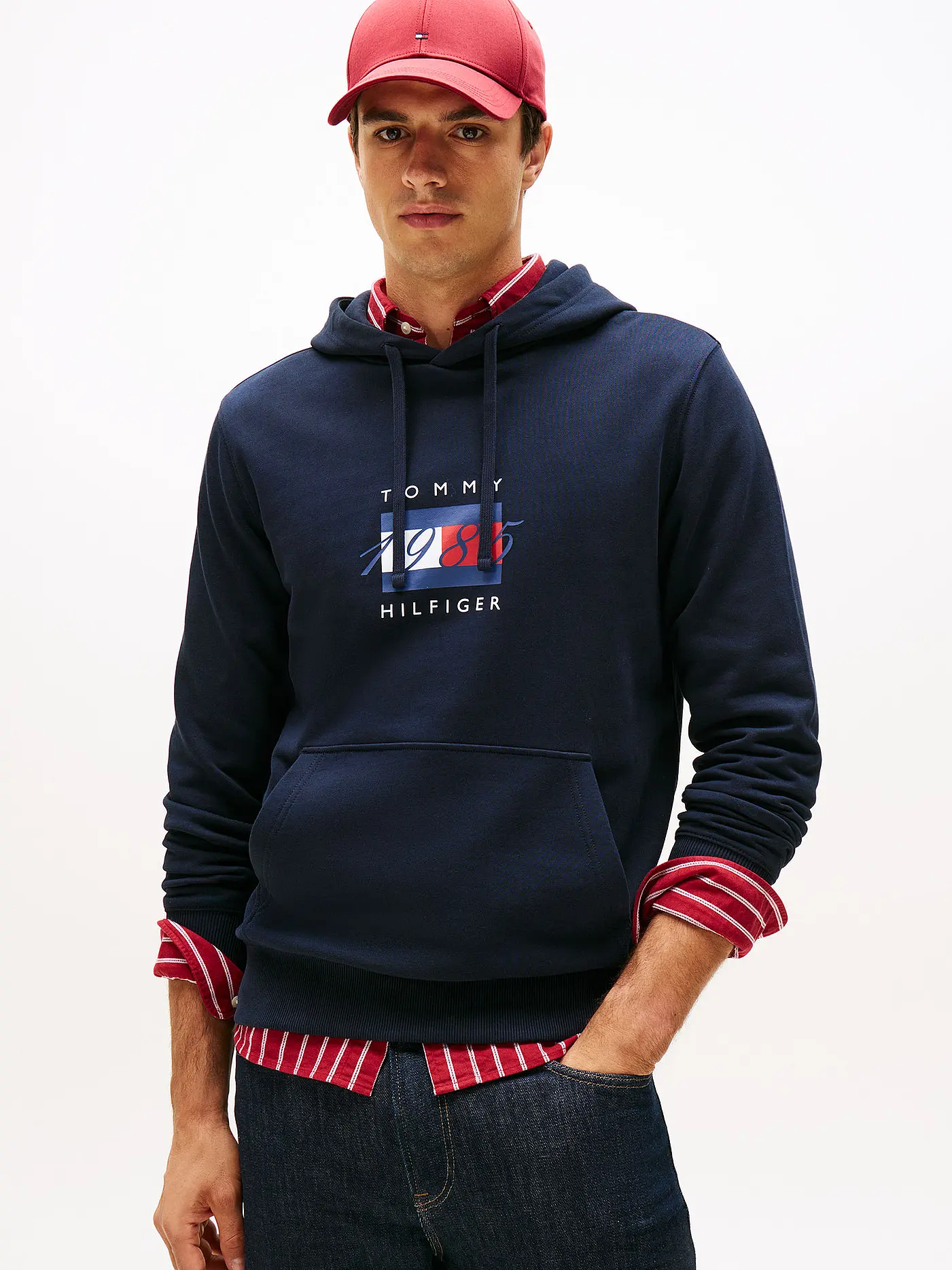 TOMMY HILFIGER | Kapuzensweater - Hoodie | dunkelblau