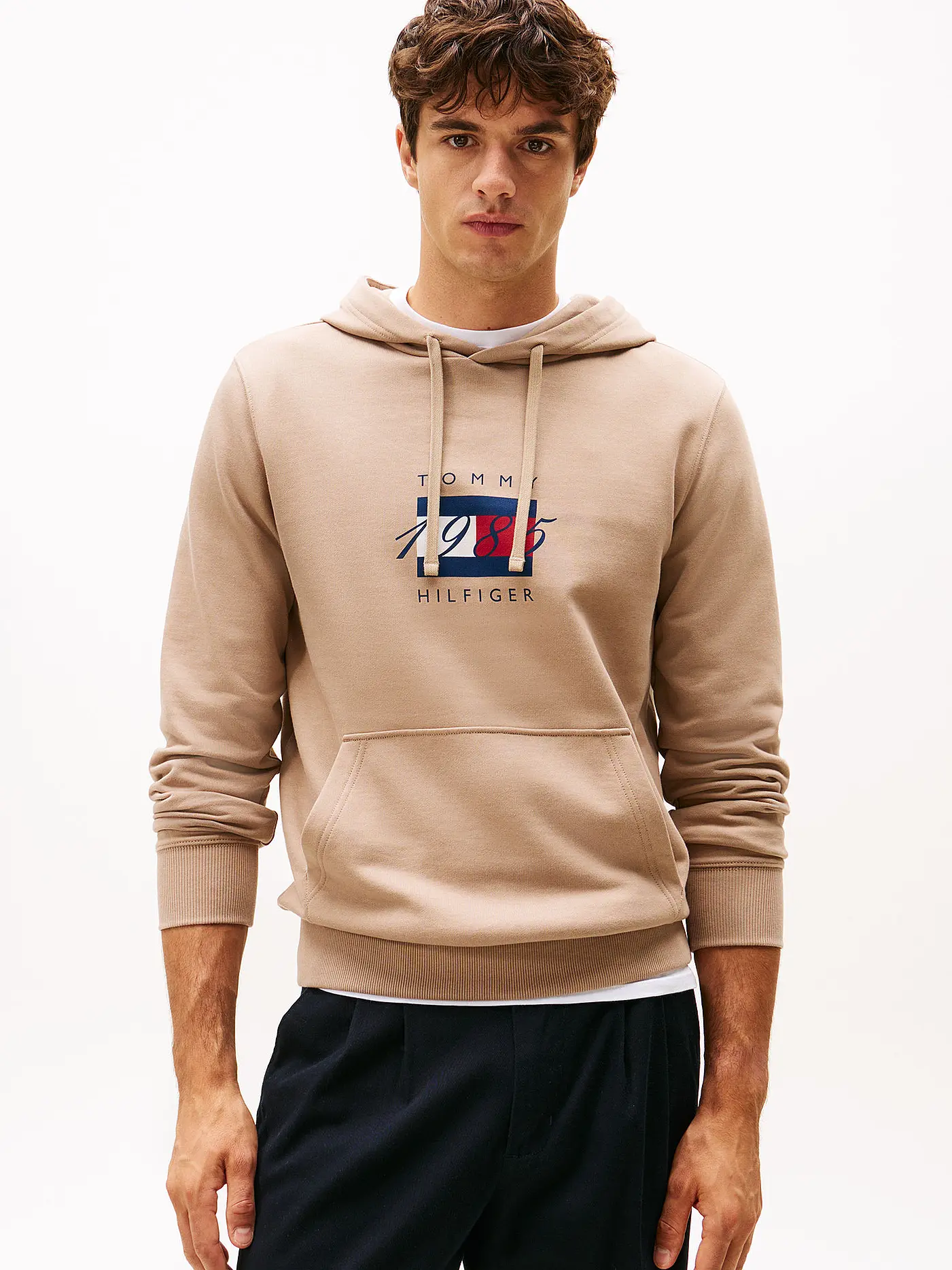 TOMMY HILFIGER | Kapuzensweater - Hoodie | beige